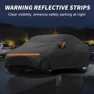 Dailygoods- Auto Hoes Waterdicht - Autohoes Buiten - Bescherming Tegen Stof/Sneeuw/Bladeren - Ademend Materiaal - Specifiek Voor Renault Captur II 2019-2024 - Volledige Bedekking - Auto Cover