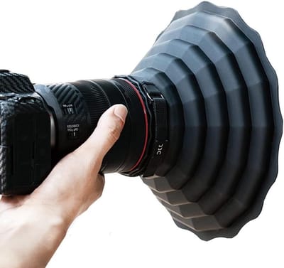 Siliconen Lenskap met Anti-Reflectie voor DSLR Camera's, Vouwbare Lensbescherming voor Objectieven van 73mm tot 88mm, Ideaal voor Fotografie en Videografie