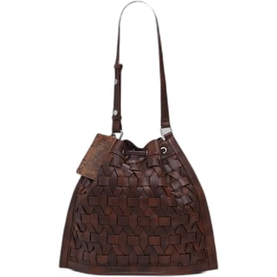Desigual vrijetijdsrugzak rugzak Argon Camel Harlan Backpack Leather West donkerbruin