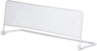 Veiligheidsbarrière voor bed - Inklapbaar - 120 cm x 50 cm - Valbeveiliging - Witte kleur