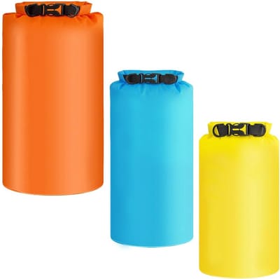 3Stuks Waterdichte Opbergzakken, Waterdichte Dry Bag, Waterdichte Tas, geschikt voor kamperen, vissen, kajakken, raften, varen en andere buitensporten