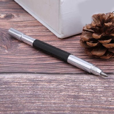 Markeerpen Graveur Set - Kraspen Metaal - Materiaal Markeren - Dubbele Hardmetalen Punt - 3 Stuks - Zilver