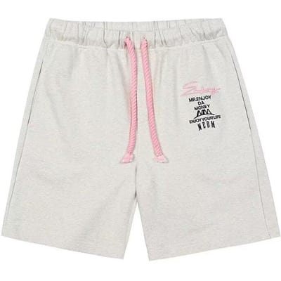 Casual Shorts voor Heren en Dames In de Zomer Losse Hoge Taille Slankmakend Trekkoord Wijde Pijp Sport Recht Vijfpuntsbroek 8XL