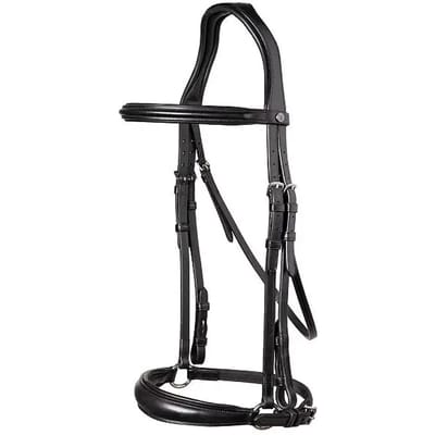 Trust Rome trens hoofdstel lage neusriem Black Cob