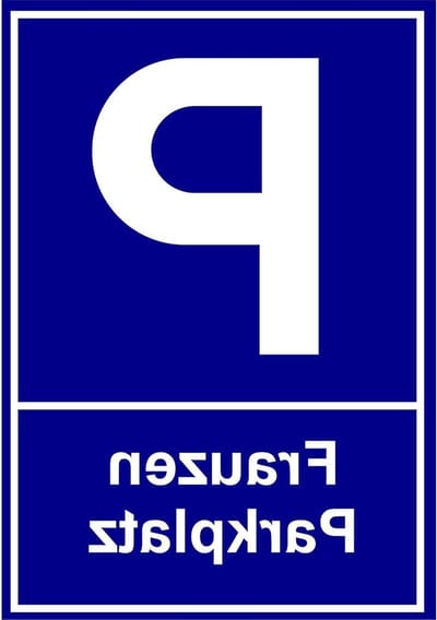 Parkeerplaatsbord - Vrouwen parkeerplek - Veiligheid Aanduiding - Aluminium Dibond - 30x21 cm - Wit