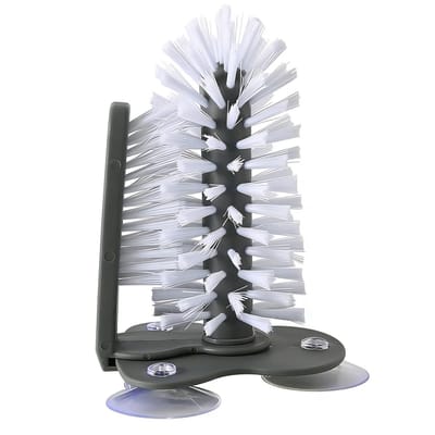 Dailygoods- Afwasborstel met Zuignap - Glasreiniger voor Keuken - Borstel voor Flessen - Nylon Borstel - Reinigingsgereedschap - Lichtgewicht