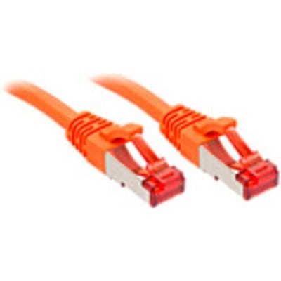 LINDY 47812 RJ45 Netwerkkabel, patchkabel CAT 6 S/FTP 7.50 m Oranje Afgeschermd 1 stuk(s)