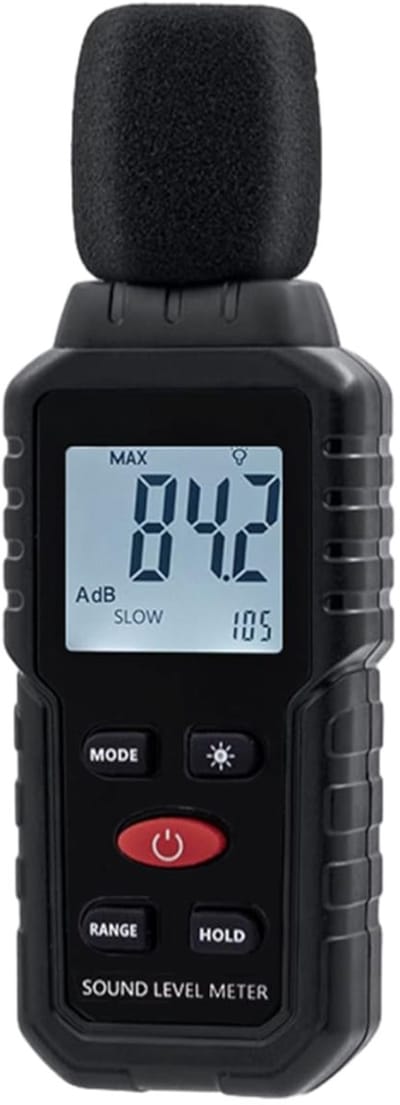 HEZIVO® Professionele Decibelmeter - Geluidsmeter - dB Meter - Nauwkeurig - Met LCD Scherm
