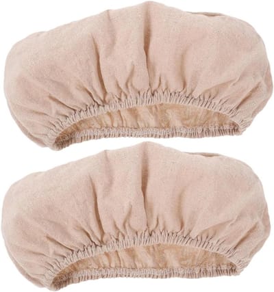 Broodmand Voering - Rijsmand Doek - Brood Bakken - Ovale Vorm - 30x14 cm - Beige