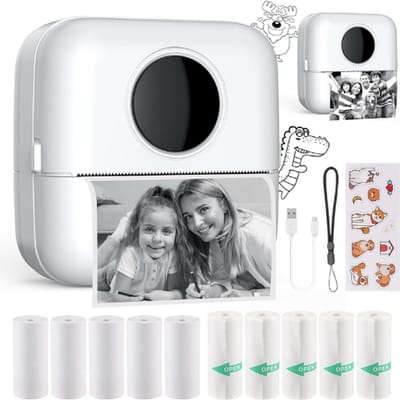Sticker Printer - Sticker Papier - Sticker Maker - Sticker Printer Mini - Mini Printer Papier - Mini Printer Voor Mobiel - Printer Voor Stickers - Sticker Printer Papier - Mini Printer - Pocket Printer - Pocket Printers - Pocket Printer Papier