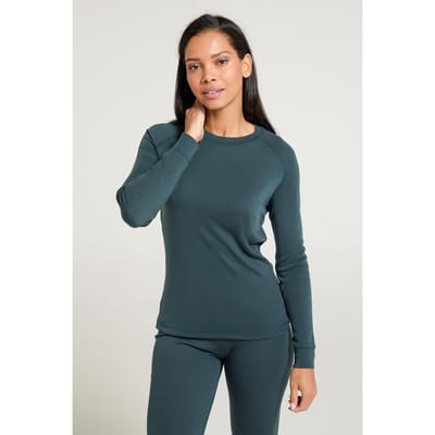 Mountain Warehouse Dames/Dames Talus Top met lange mouwen (Donkergroen)