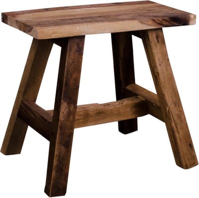 Norrut Billy kruk bijzettafel teak 50 cm