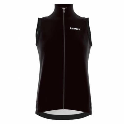 Bioracer Windstopper Dames Zonder Mouw - Model '2025 Icon' - Eclipse Black - Maat XL - Fietskleding Dames