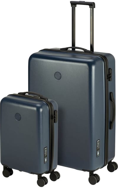 Princess Traveller PT-01 Evo - Kofferset 2 Delig - Phantom Blue - 35L Handbagage Koffer - 98L Reiskoffer - Lichtgewicht