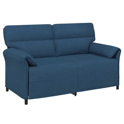 vidaXL - Bank - 100% - polyester - metalen - frame - MDF, - Multiplex