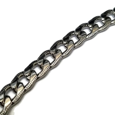 Aramat Jewels | Armbanden | Bewerkte Gourmet Armband in RVS | | | |10mm | Staal | Volwassenen | Verkleurd niet