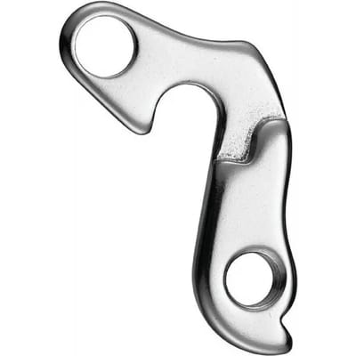Union Derailleurpad - Aluminium - Beschermend - Inclusief Bevestigingsbouten - Zilver