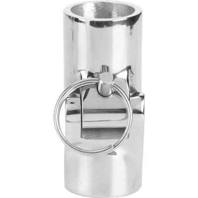Marine Roestvrij Staal Opvouwbare Draaibare Koppeling Buis Pijp Connector met Tip Boot white