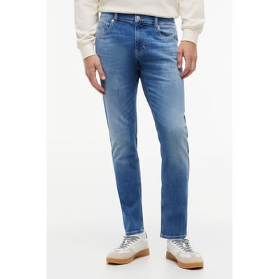 Tommy Hilfiger Austin Slim Tapered Denim Medium Größe: W33L32 | Slim Jeans Outlet | Herren | Blau