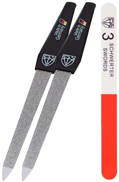 Sapphire Nagelvijlen Set - 2 Stuks met Nagelpolisher voor Perfecte Manicure en Pedicure
