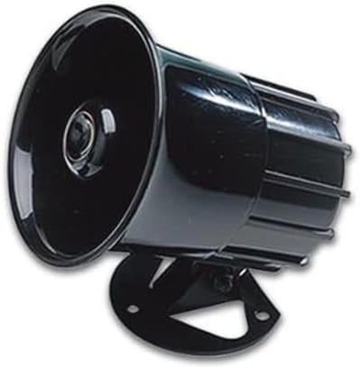 Elektronische Sirene - Alarm Geluid - Beveiliging Huis - Hoge Geluidsdruk - 100 x 110 mm - Zwart