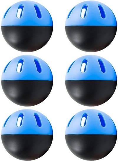 Honkbal Oefenballen - Zachte Ballen Praktijk - Honkbal Training - Buigt bij Impact - 74 mm - Blauw