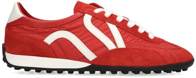 Sacha - Dames - Rode suède sneakers - Maat 36