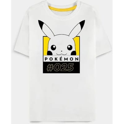 Difuzed Pokémon Pikachu Pokémon #025 T-Shirt Wit-Maat XXL (Diversen) Nieuw