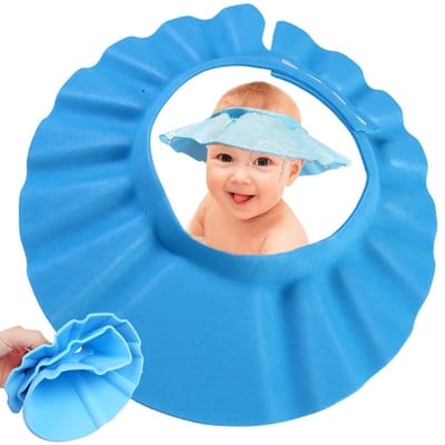 Douchekapje Voor Kinderen I Douche Muts I Douche Kap I Voor Baby & Kinderen I Douche Petje I Blauw