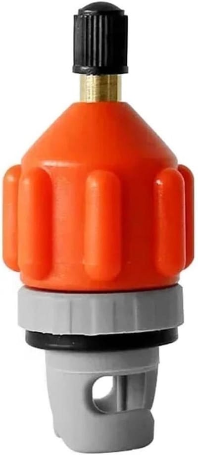 Luchtventiel Adapter - Opblaas Adapter - Water Sporten - Duurzaam Nylon Materiaal - 8 cm Lengte - Oranje