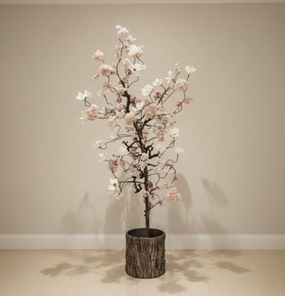 Seta Fiori - Kunstbloesemboom met Magnolia – 180 cm - Eric Kuster stijl - incl - Sakura