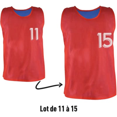 Omkeerbare stola's met nummers (N° 11 tot 15) Sporti (x5)