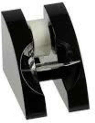 PLAKBAND HOUDER AFROLLER TAFELMODEL ARLAC BLACK ZWART