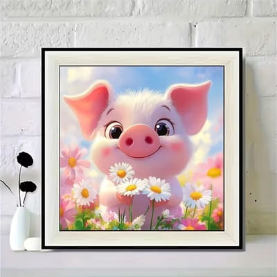 diamond painting biggetje