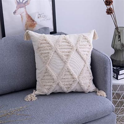 Boho Kussensloop 45x45 cm Katoen voor Sierkussen in Woonkamer en Slaapkamer