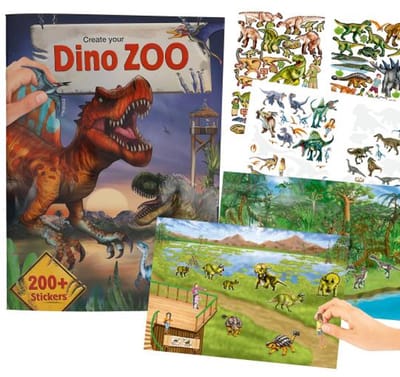 Create your DINO ZOO Educatieve boeken (spelletjes en raadsels)