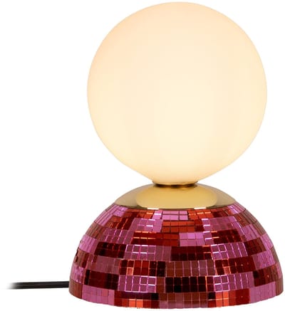 Lucide GLITZER - Tafellamp - Ø 14 cm - 1xG9 - Roze | Essential