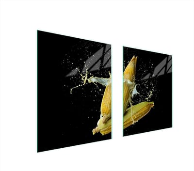TMK ArtDeko - Beschermplaat Voor Kookplaat - Glazen Snijplank - 85x52 cm - Breed Toepasbaar