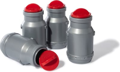Rolly Toys Aanhanger Rollymilk Melkkannen 4-delig Grijs/rood