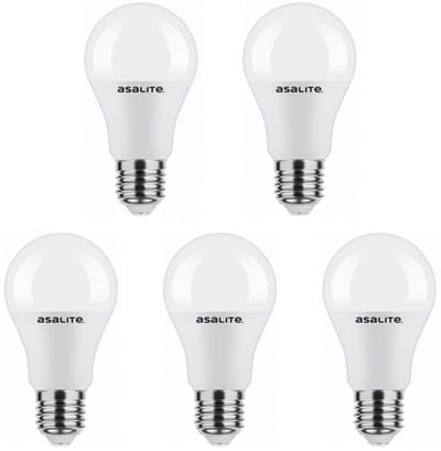 Asalite LED Lamp A60 E27 Fitting - 12W = 82W - 1200 Lumen - 6500K Koud Wit Daglicht - Niet Dimbaar - 220-240V - Energiezuinig - 5 stuks