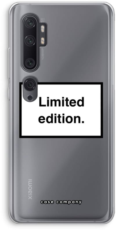 Case Company® - Hoesje geschikt voor Xiaomi Mi Note 10 Pro hoesje - Limited edition - Soft Cover Telefoonhoesje - Bescherming aan alle Kanten en Schermrand