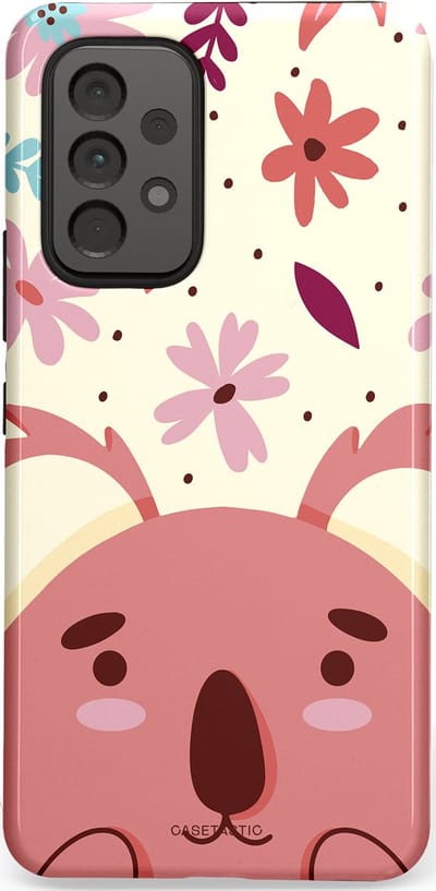 Casetastic Hoesje Geschikt voor Samsung A53 - Stijlvolle Beschermende Duo-layer Case - Koala knuffel