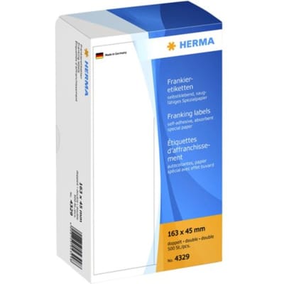 Frankieretikett HERMA 4322 einzeln 163x44mm 500 Stück
