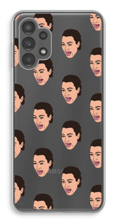 Case Company® - Hoesje geschikt voor Samsung Galaxy A13 4G hoesje - Ugly Cry Call - Soft Cover Telefoonhoesje - Bescherming aan alle Kanten en Schermrand