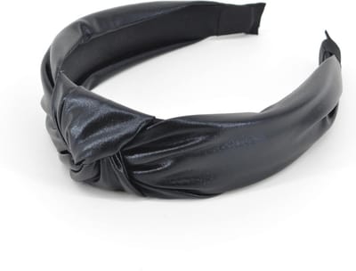 Shiny Diadeem / Haarband | Zwart | Kunstleer | Fashion Favorite