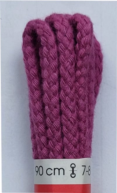 Ronilux Veter - Fuchsia Roze - Rond - Koord Veters - Lengte 90 cm - Dikte 4 mm - Schoenveter