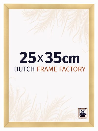 Fotolijst 25x35 cm - MDF - Goud Mat - Praag