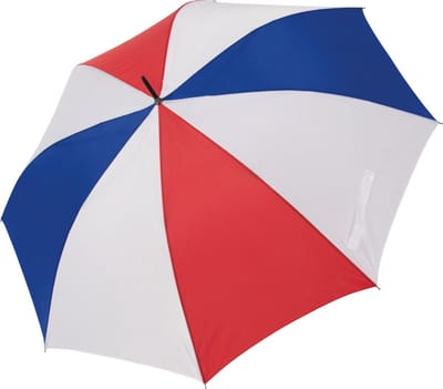 Kimood Golfparaplu KI2007 - Reflex blue/White/French red - One size