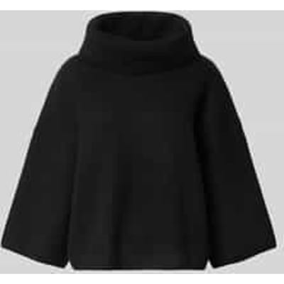 Relaxed fit gebreide pullover met wol
