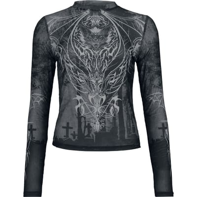 Gothicana by EMP - Gothic Shirt met lange mouwen - Eternal Allure - S tot XXL - voor Vrouwen - meerkleurig